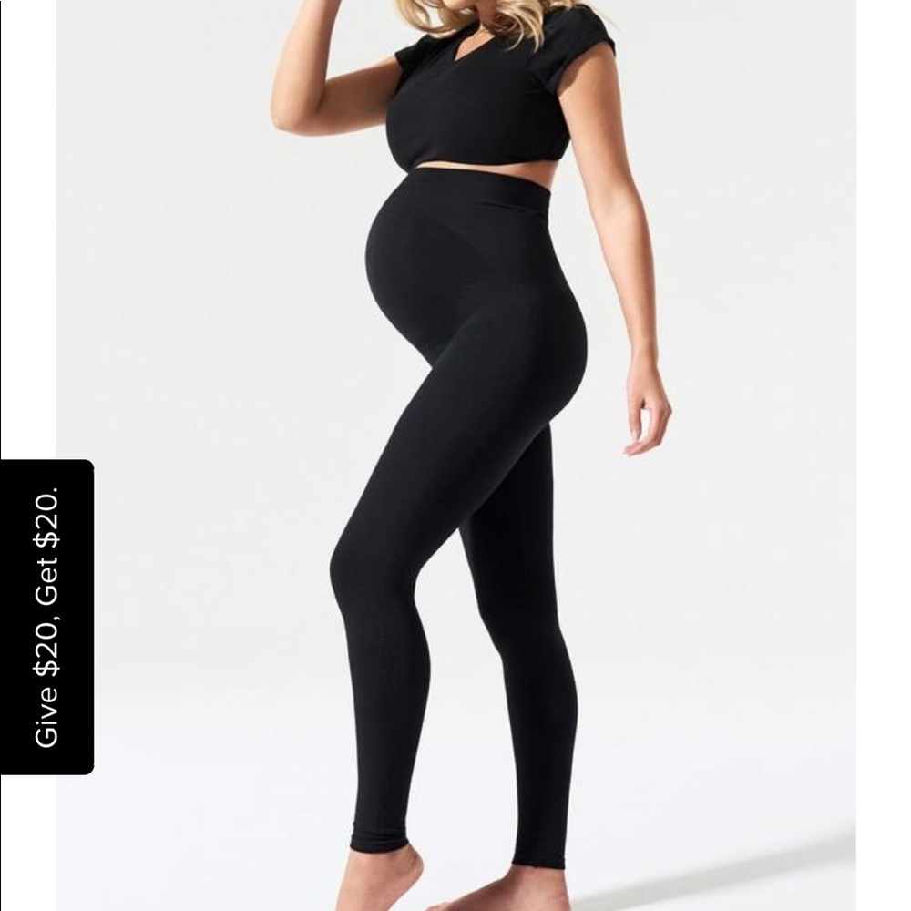 Blanqi Black Maternity Leggings